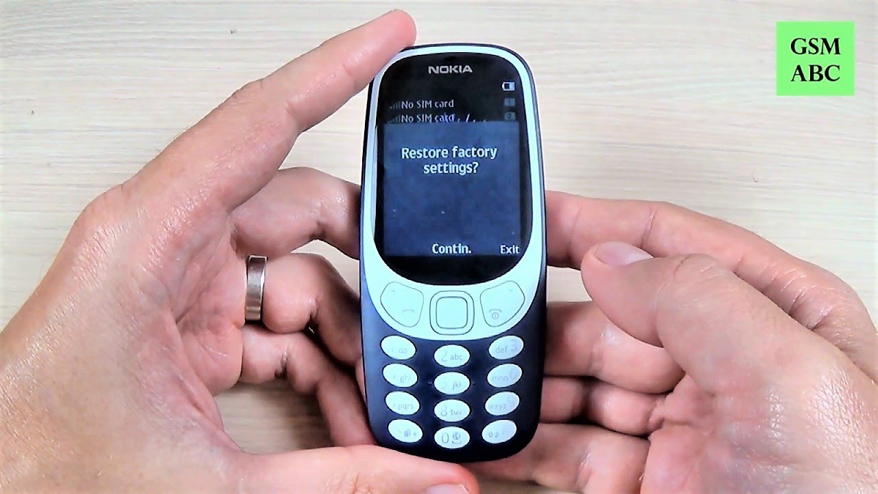 How to Restore Factory Settings on Nokia 3310 (2017)