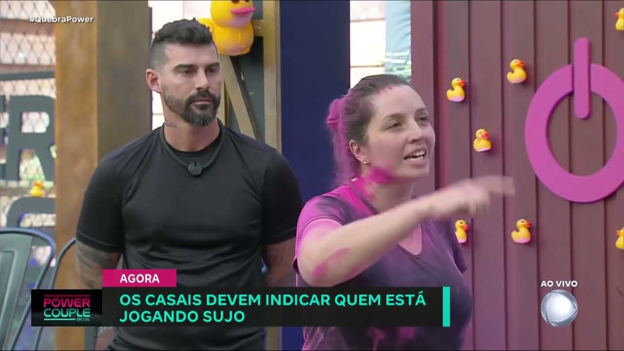 POWER COUPLE: Eike discute com Carol e Radamés durante Quebra Power