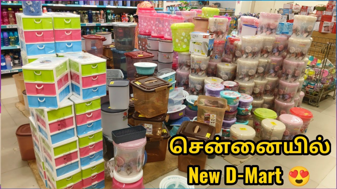 D-Mart Opened In Chennai Madhavaram 🤩🫴👉 Storage Containers Organisers, Baskets, Home Need items