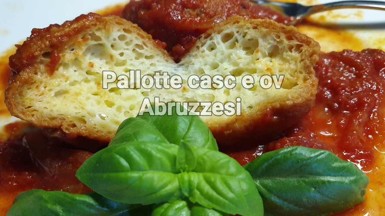 Pallotte casc e ov  specialità Abruzzese assolutamente senza pane!!