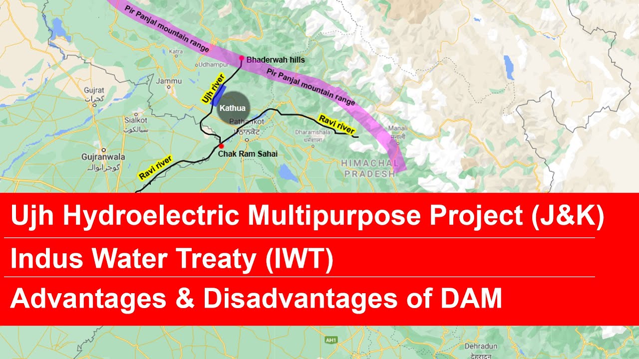 Indus Water Treaty | Ujh multipurpose project | Dam advantages and disadvantages UPSC Current Affair