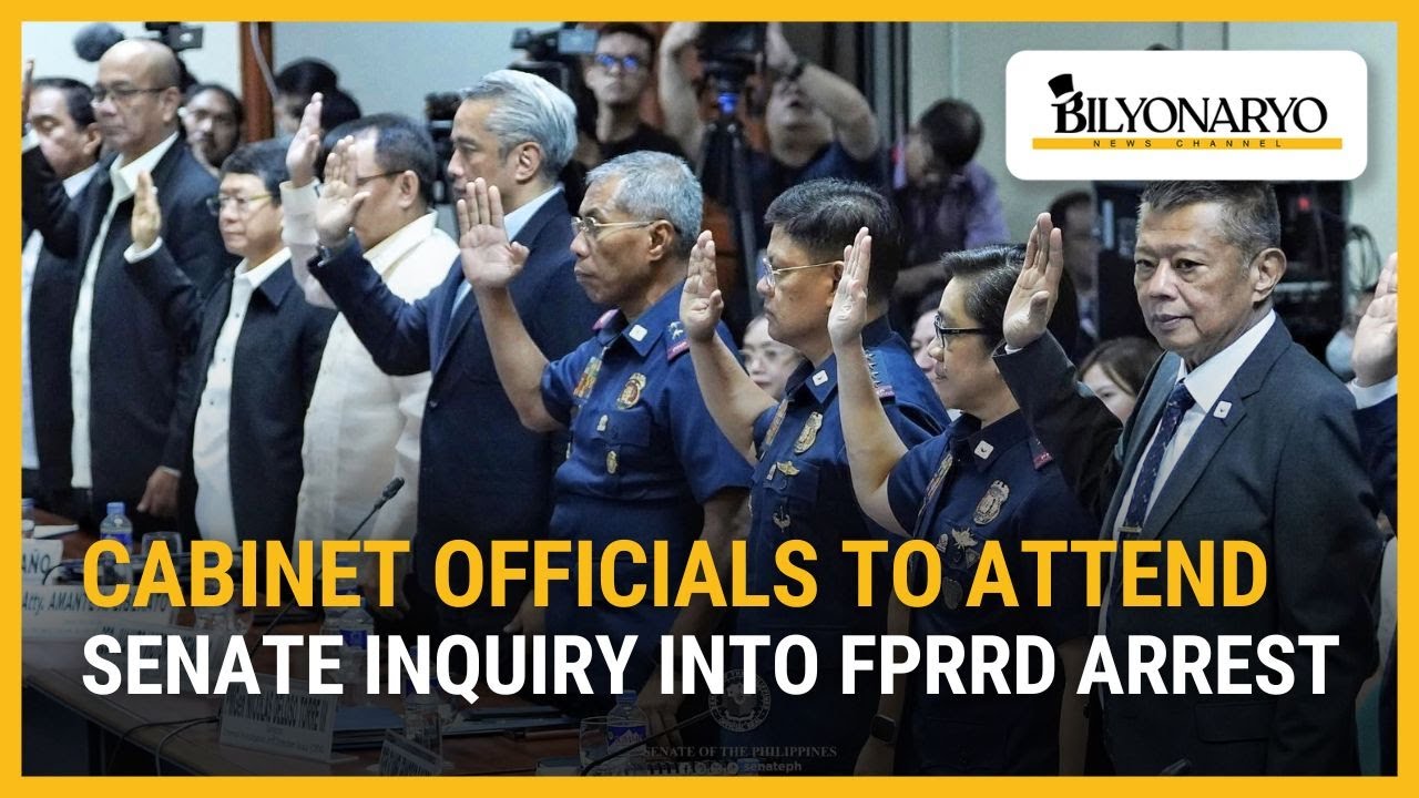 Cabinet officials to attend Senate inquiry into FPRRD arrest | Newsfeed@Noon