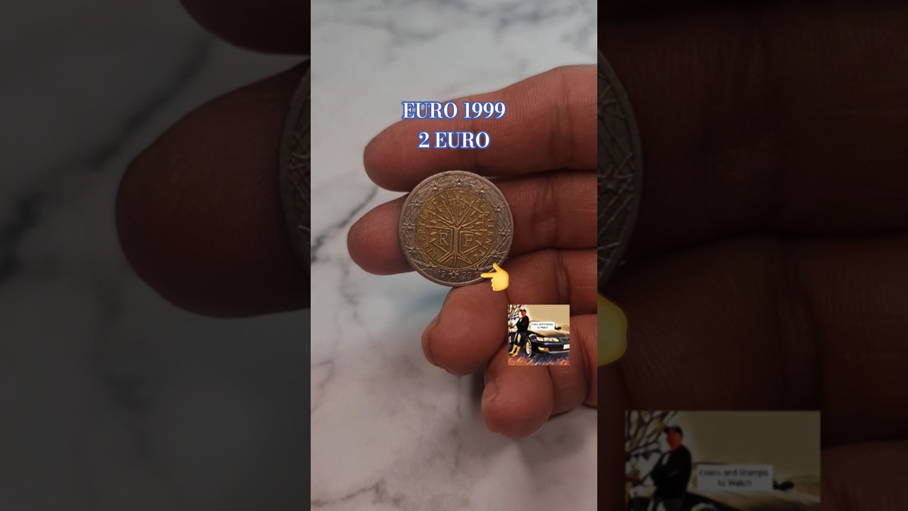 COIN COLLECTING: EUROPEAN UNION 1999 2 EURO #coin #coinsworthmoney #treasuresearch #collection