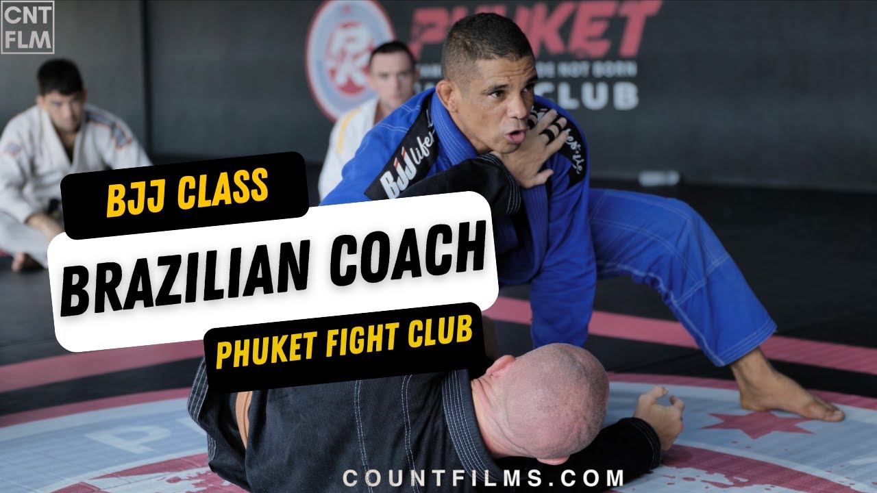 BJJ Class with Brazilian Coach at Phuket Fight Club