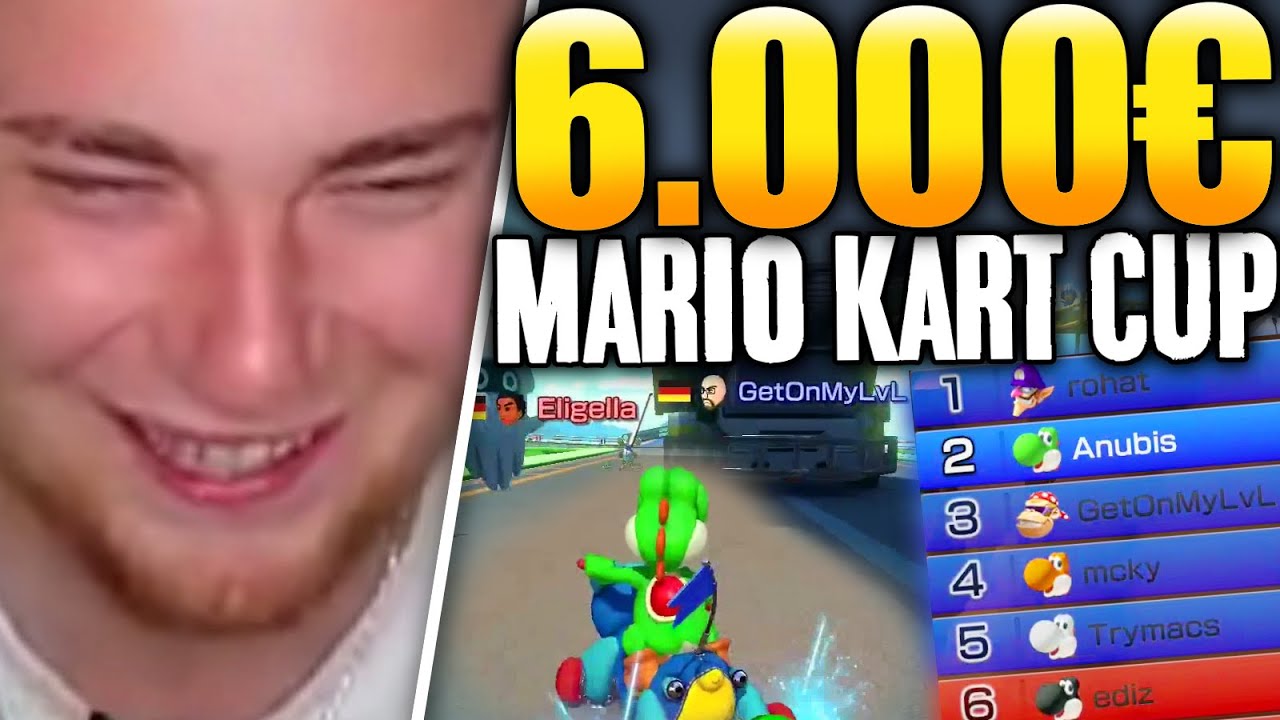 6.000€ MARIO KART TURNIER! 😯💰 ft. MONTE, ELI, TRYMACS, WILLY, ROHAT, MCKY & Co. 🤣 | SolutionLIVE
