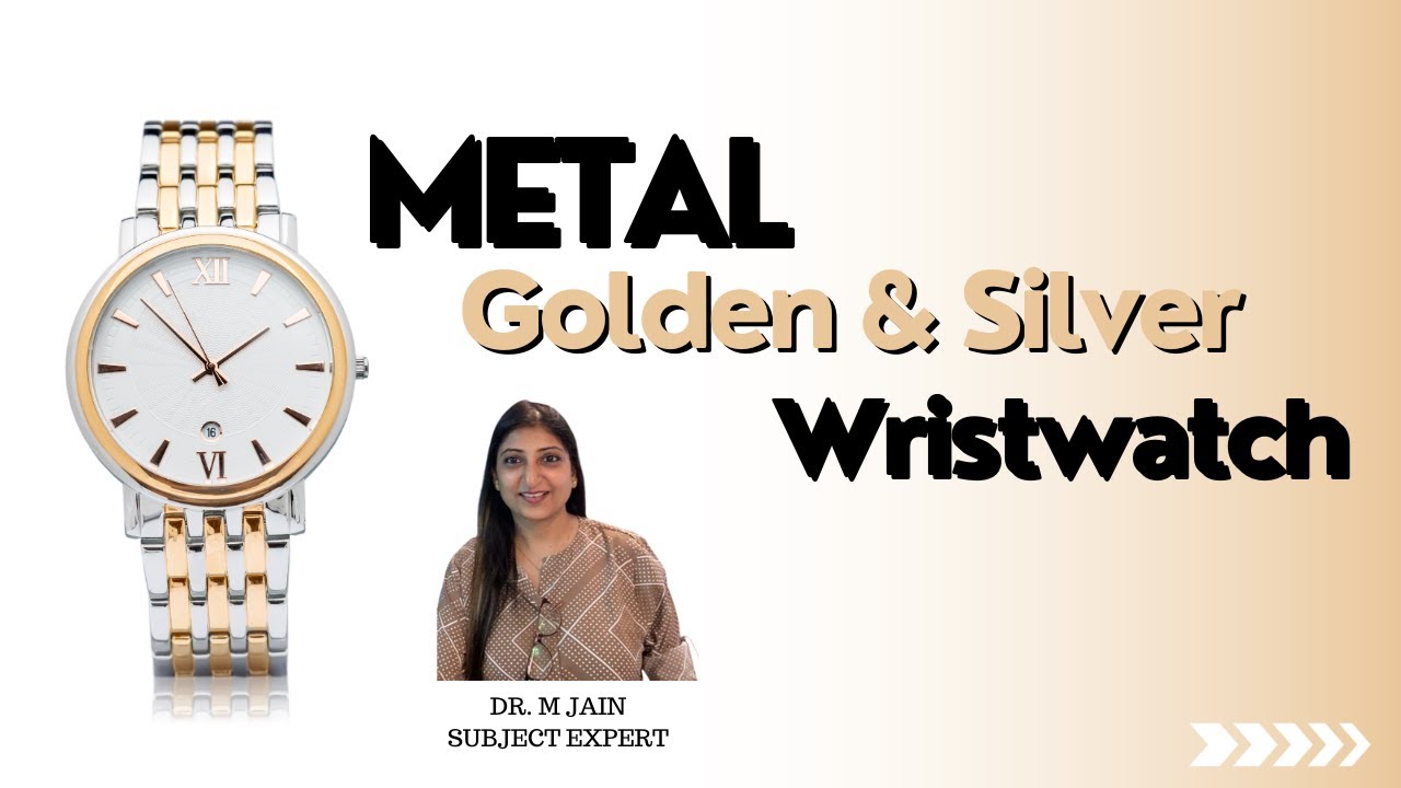 Golden & Silver Wristwatch for Luck 