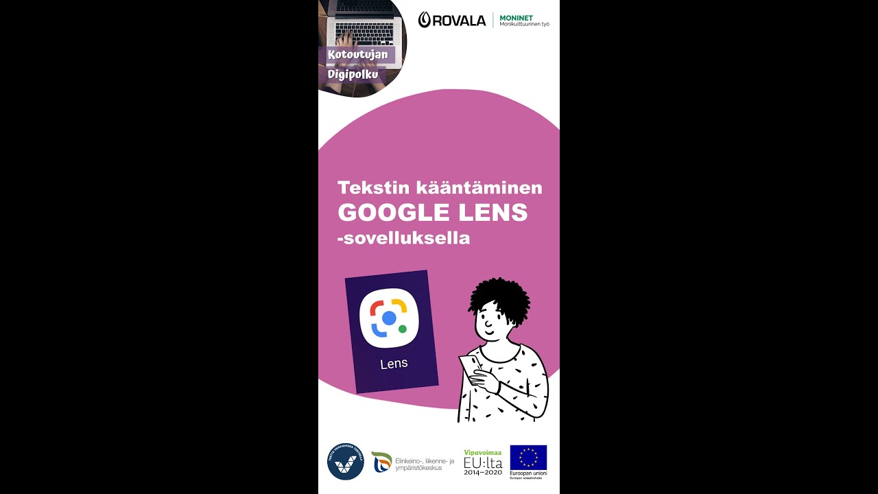 Tekstin kääntäminen Google Lens -sovelluksella