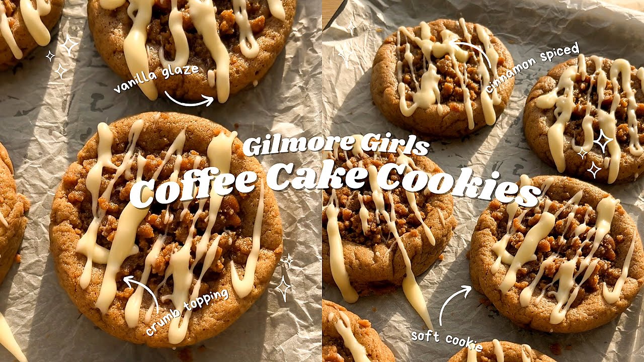 Gilmore Girls Coffee Cake Cookies 🍪 bake with me
