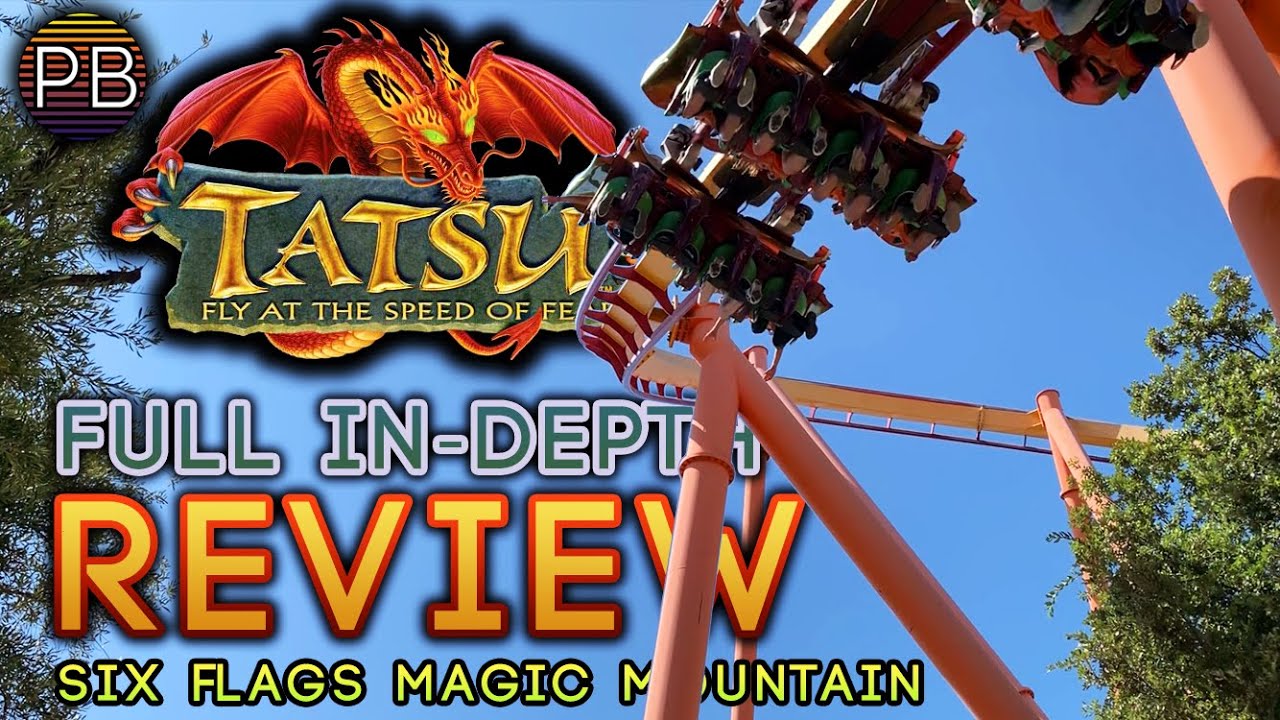 Tatsu Full In-Depth Review | Six Flags Magic Mountain’s Insane Flying Coaster