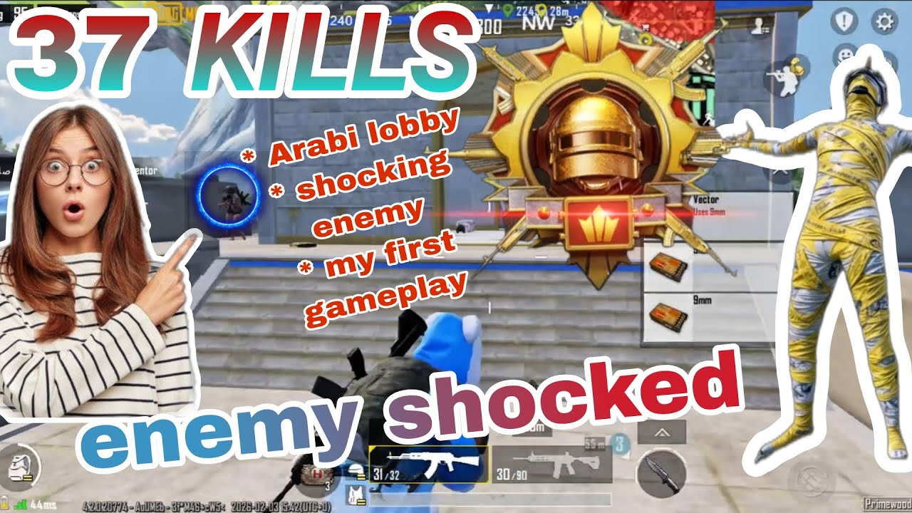 37 kills in one match | chicken dinner | pubg gameplay