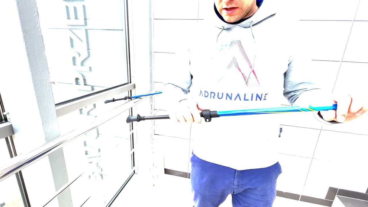 Jak dopasować kije regulowane nordic walking do wzrostu.