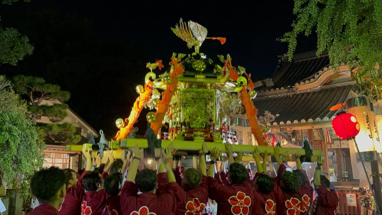 R7.7.25 守口 佐太天神宮 夏祭り 平成大神輿 御旅所〜宮入 2025/07/25(金)