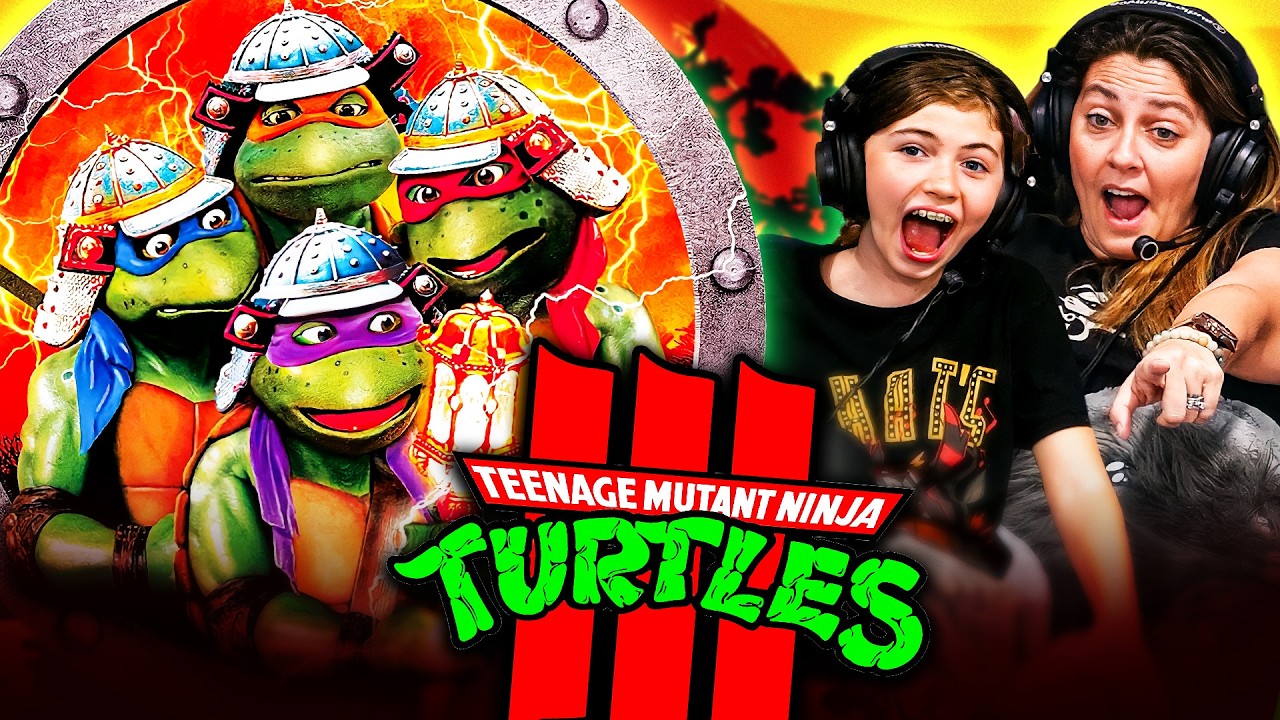 TEENAGE MUTANT NINJA TURTLES 3 (1993) IS BONKERS! MOVIE REACTION!! | Wild Time Travel Plot! | TMNT 3