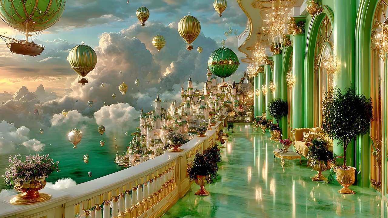 Step Beyond the Horizon of Heaven: A 4K Passage Through Radiant Halls & Realms of Starlight