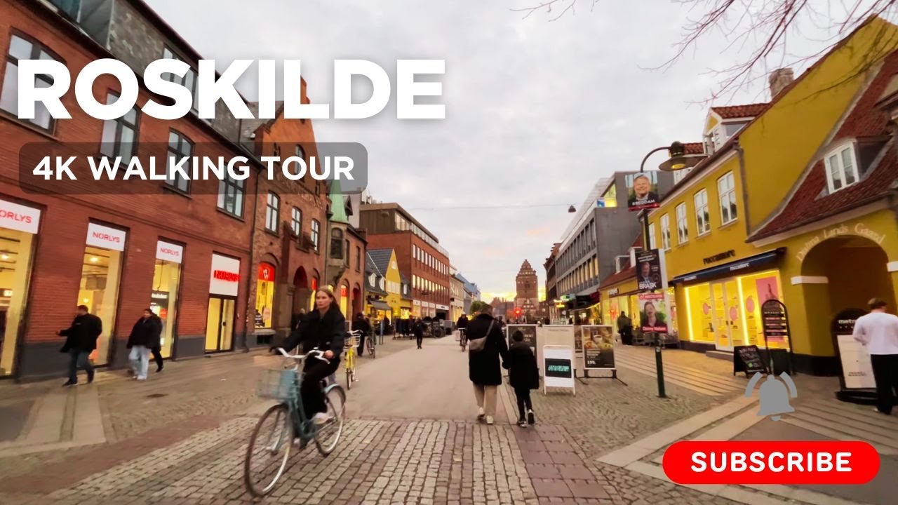 Roskilde Walking Tour 🇩🇰 | Exploring Denmark&rsquo;s Viking City in 4K