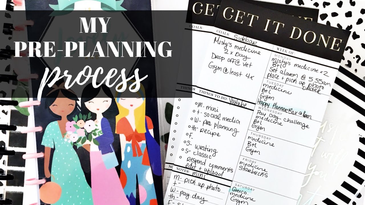 MY PRE-PLANNING PROCESS | How I Choose a Theme & Make Before the Pen Spreads