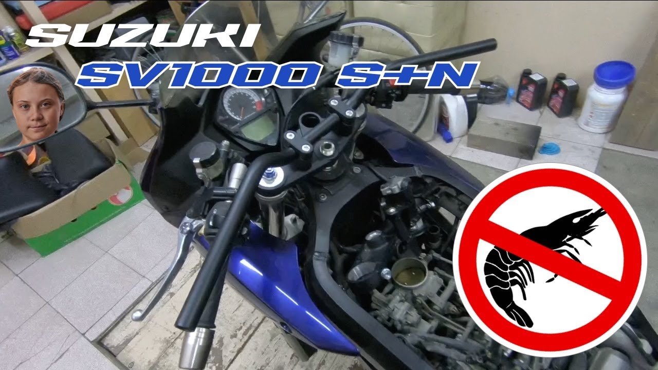 Suzuki SV1000 - изменение эргономики и прочие доработки