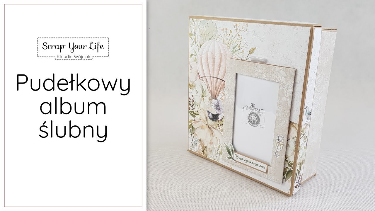 Pudełkowy album ślubny 