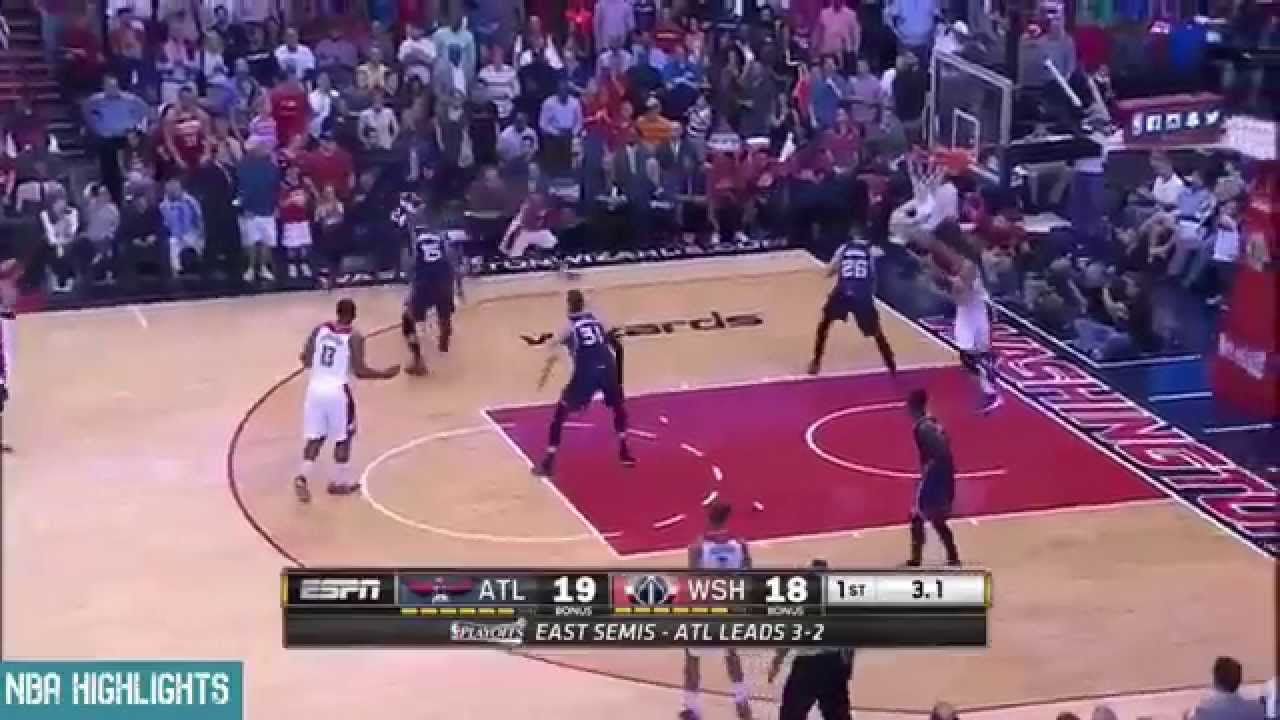 Atlanta Hawks vs Washington Wizards - Full Highlights | Game 6 | May 15, 2015 | 2015 NBA Playoffs