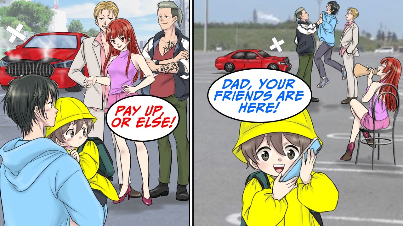 This woman crashed into me and asked me to pay her 70K... But then... [Manga Dub]