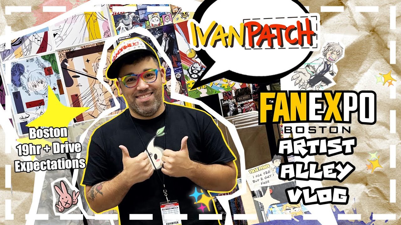 Caught Up In The Fan Expo Boston Hype! 😱 Artist Alley Vlog
