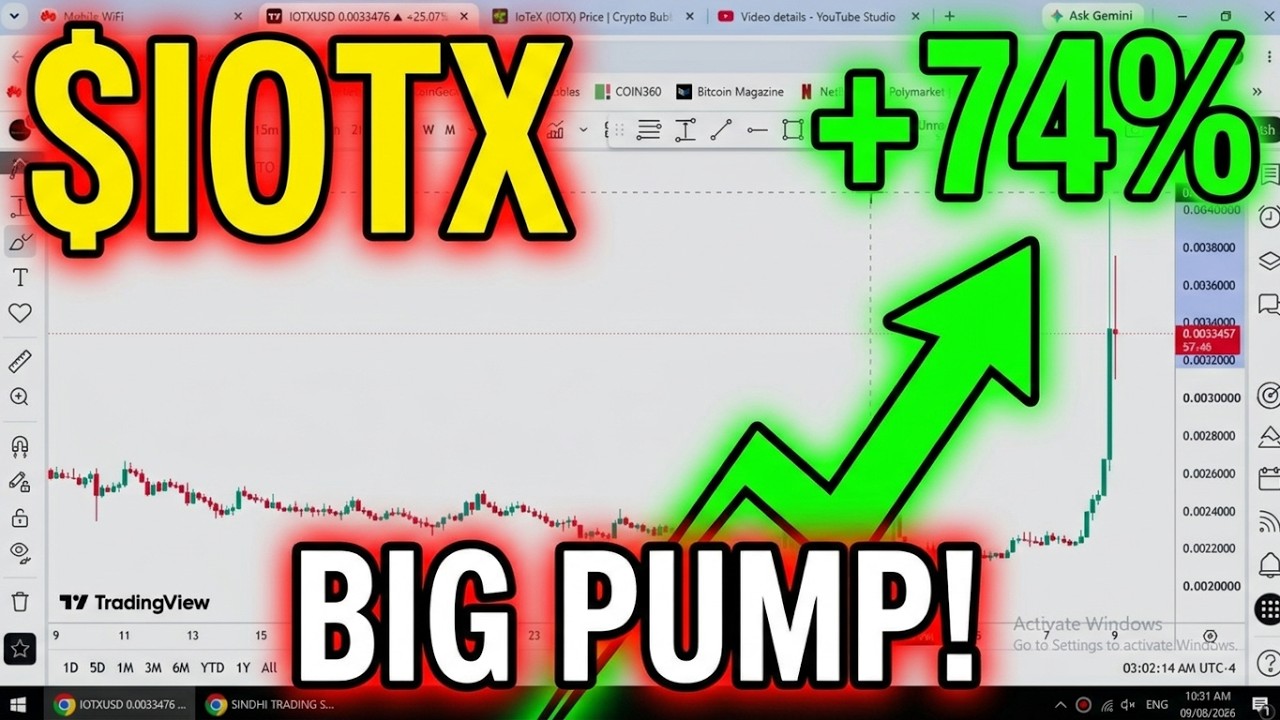 $IOTX BIG PUMP 🔥 IOTEX #iotx #iotex #crypto