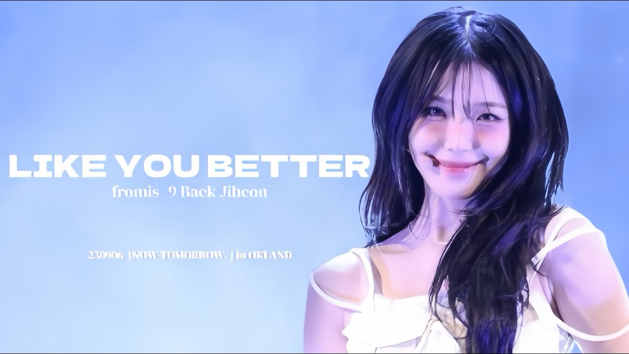 【4K】250906 OAKLAND fromis_9 (프로미스나인) [NOW TOMORROW. ] 백지헌 - LIKE YOU BETTER 직캠 fancam baek jiheon