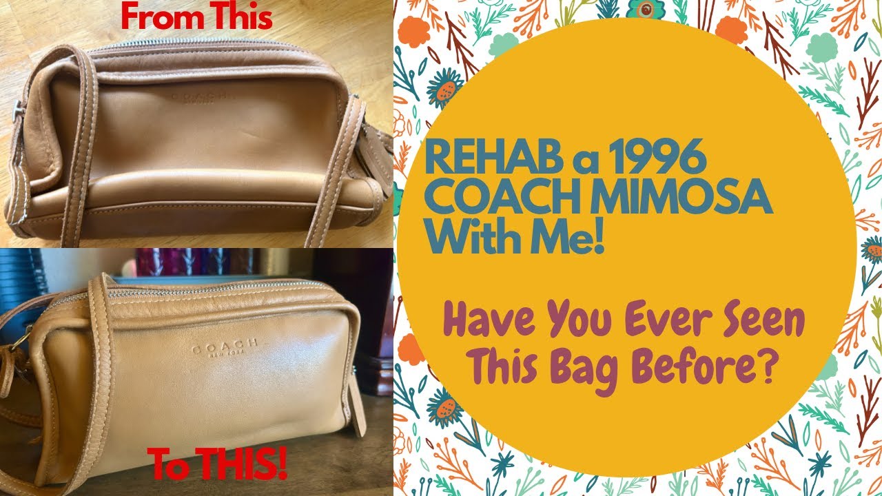 REHAB a Vintage COACH MIMOSA 9138 With Me! Have You Seen This Bag Before? 🤗