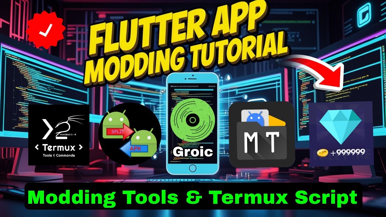🚀Как модифицировать приложения Flutter | Использование Termux и MT Manager VIP | Клоунские трюки