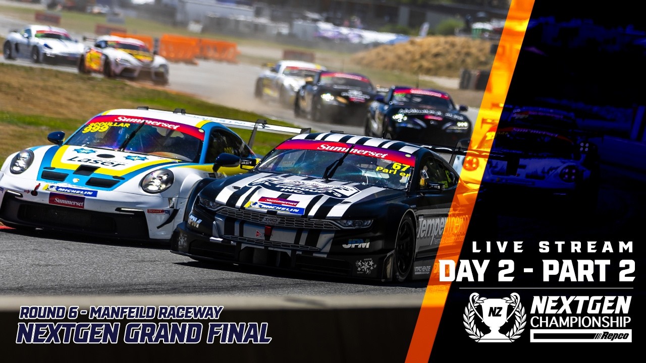 LIVE | Repco NextGen NZ Championship Grand Finale - Manfeild (Sunday - Part 2)