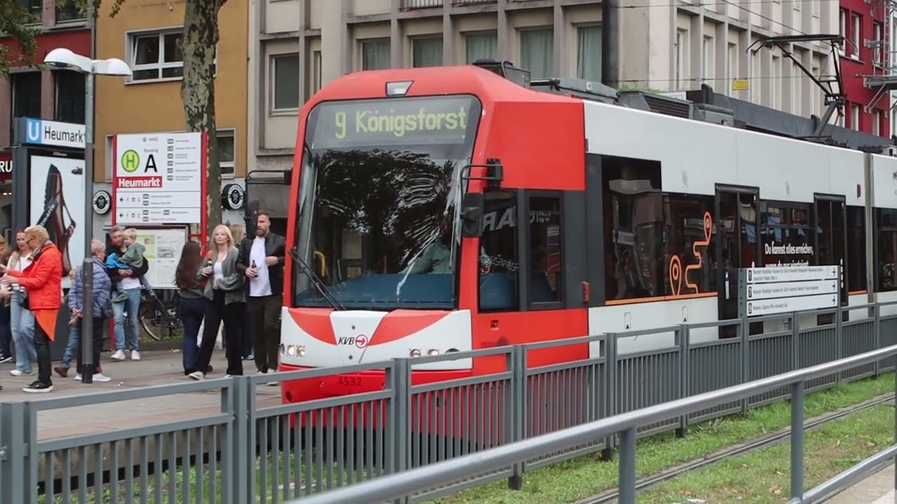 Straßenbahn Köln - Linie 9 Richtung Königsforst