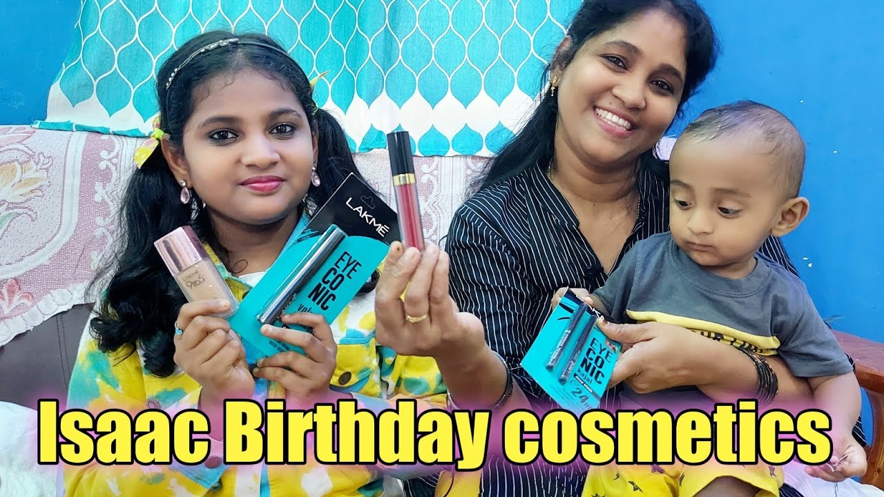 Isaac Birthday cosmetics 💄Purchase at Saravana store | Monika Prabhu