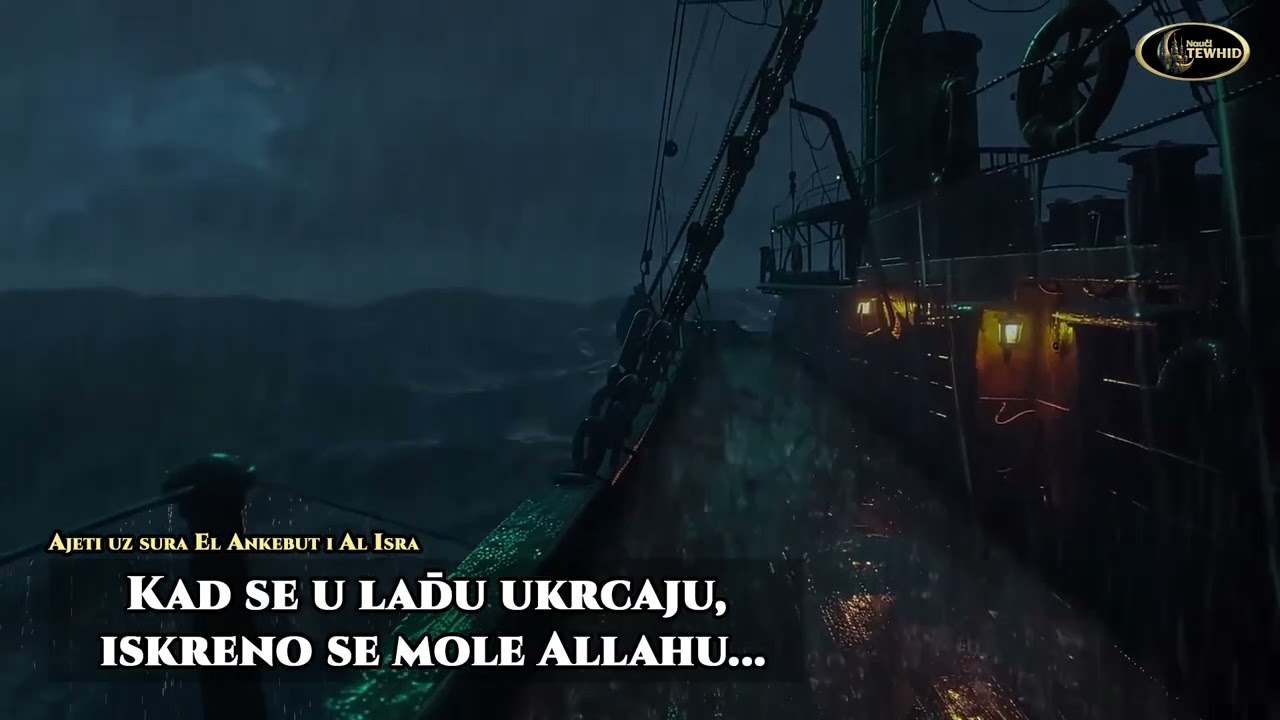 Kad se u lađu ukrcaju, iskreno se mole Allahu