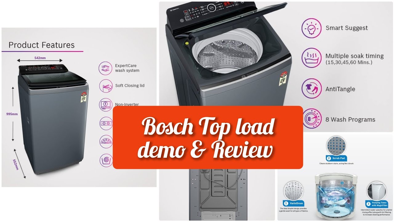 Review of Bosch washing Machine #Bosch products #boschtools