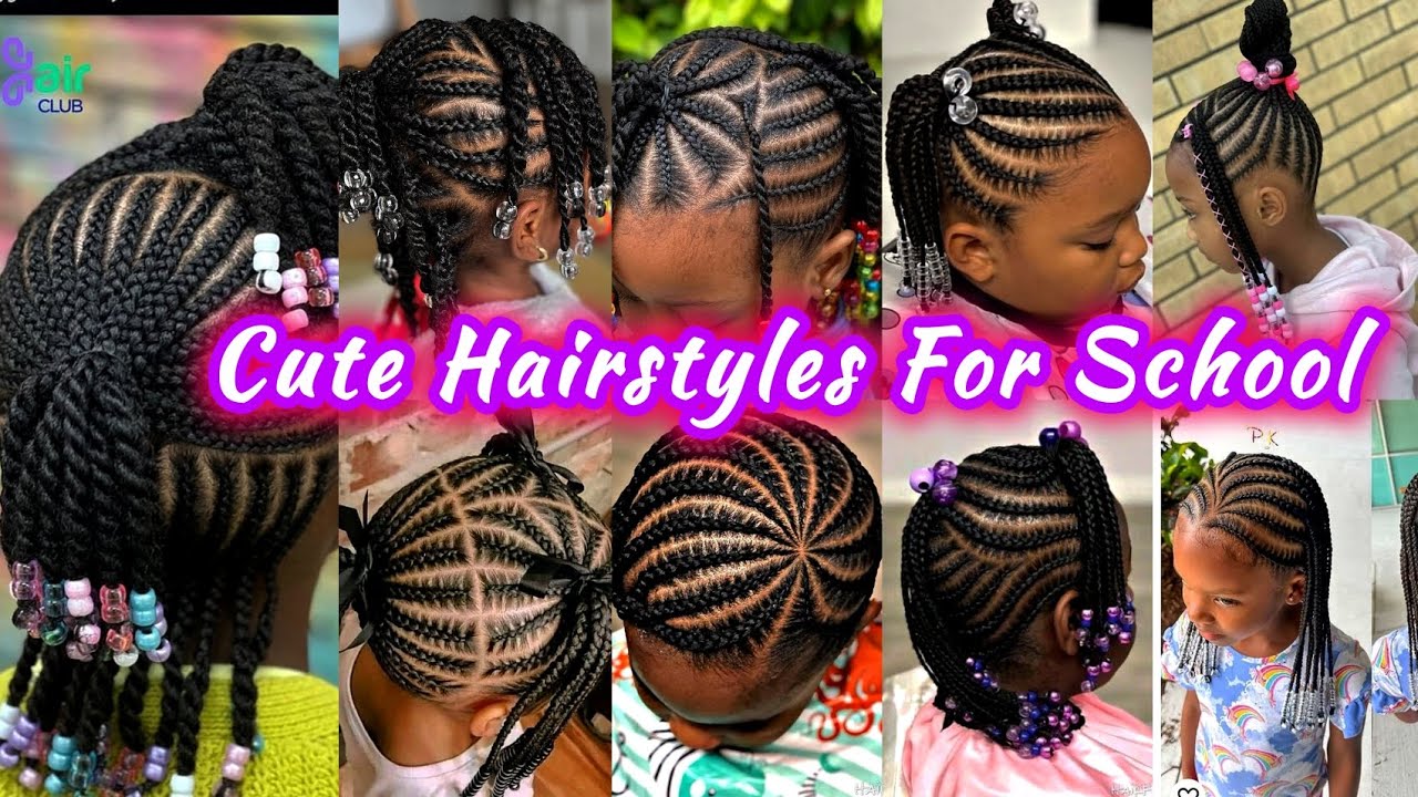 🔥100+ Cute Hairstyles For School / Best Braids For Kids 