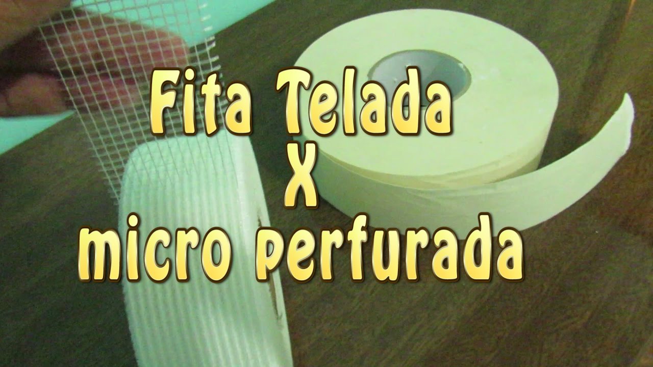 Fita Telada X fita Micro perfurada