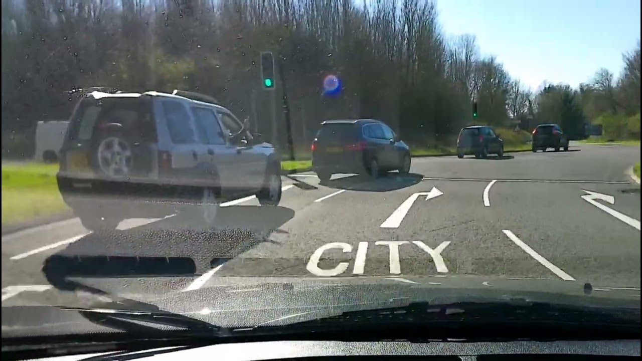 Angry little man jumps a red