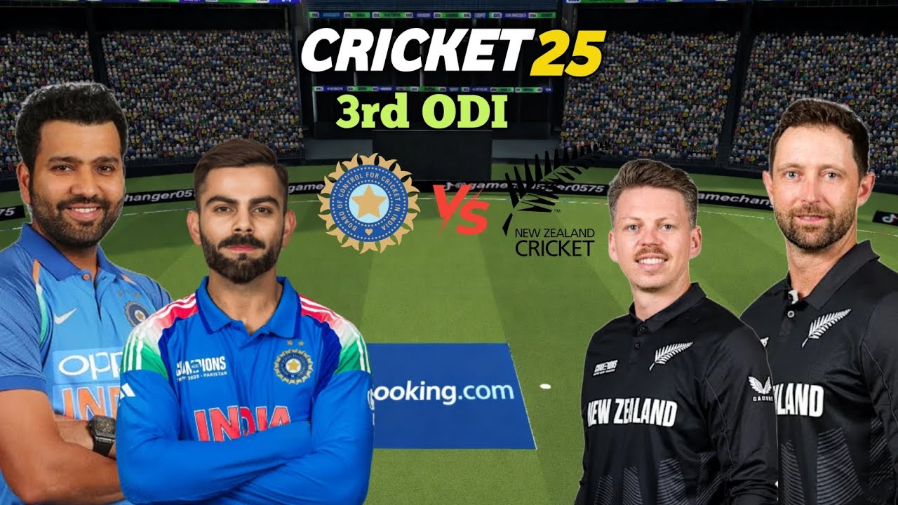 India vs New Zealand 3rd ODI 🔥 Virat Kohli vs Daryl Mitchell | रोमांचक मुकाबला | IND vs NZ