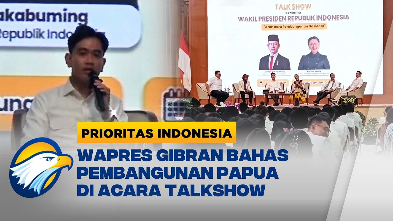 Talk Show di Salatiga, Gibran Soroti Percepatan Pembangunan Papua | Prioritas Indonesia