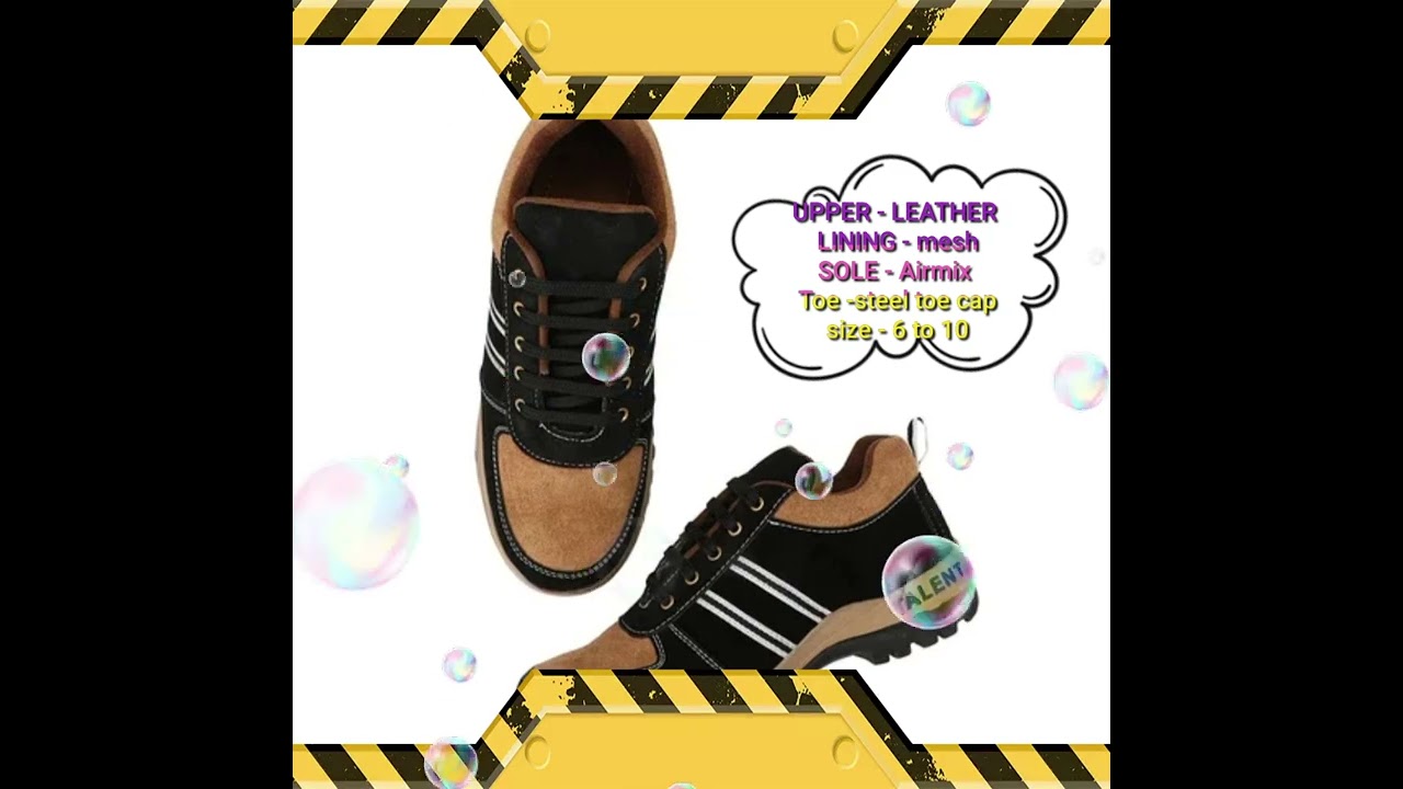 Top Sports Safety Shoes for Men by @Relexfootcare – Ultimate Protection & Style!