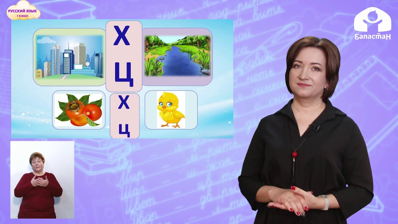 1 класс. Русский язык / Буква Х, Ц / Телеуроки / 22.12.2020