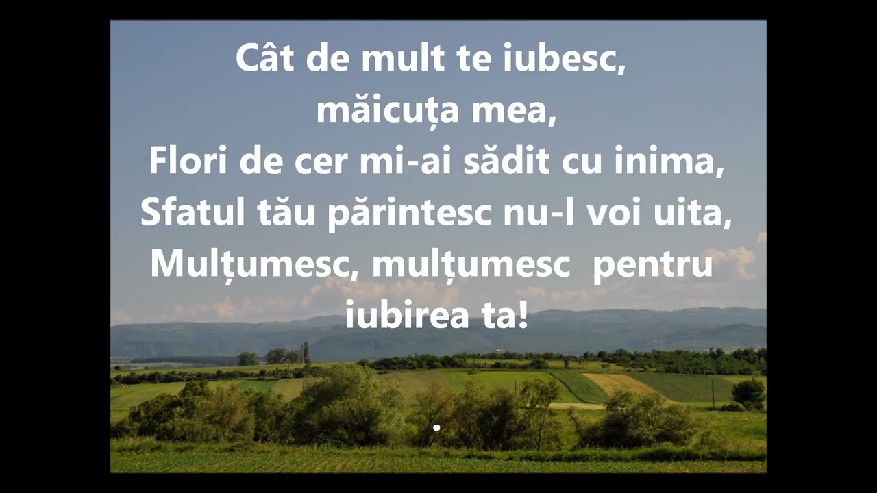 Cât de mult te iubesc, măicuța mea, pian, karaoke, nr. 747, CCC Bacău 2012