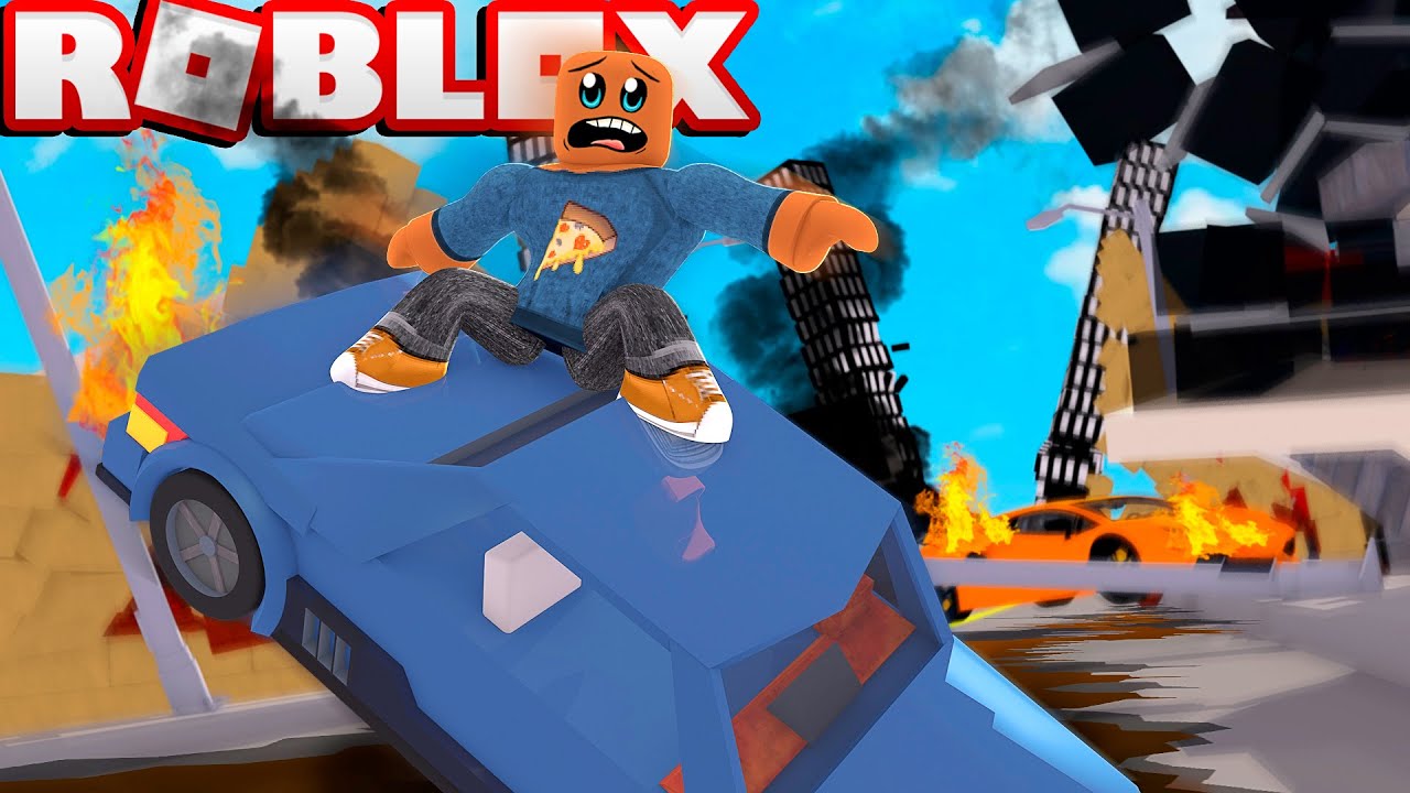 SOBREVIVO A UN TERREMOTO EN ROBLOX TROLL 😱