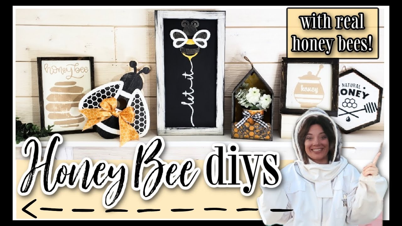 Honey Bee Themed DIYS! // Bizzy Bee Collab