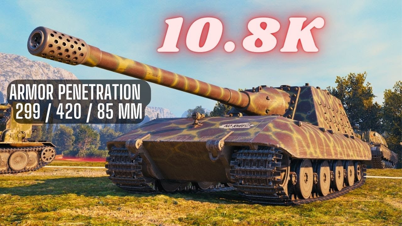 Jagdpanzer E 100 - 10.8K Damage & 3x Jagdpanzer E 100 - 10K & 12K & 11K dmg World of Tanks WOT