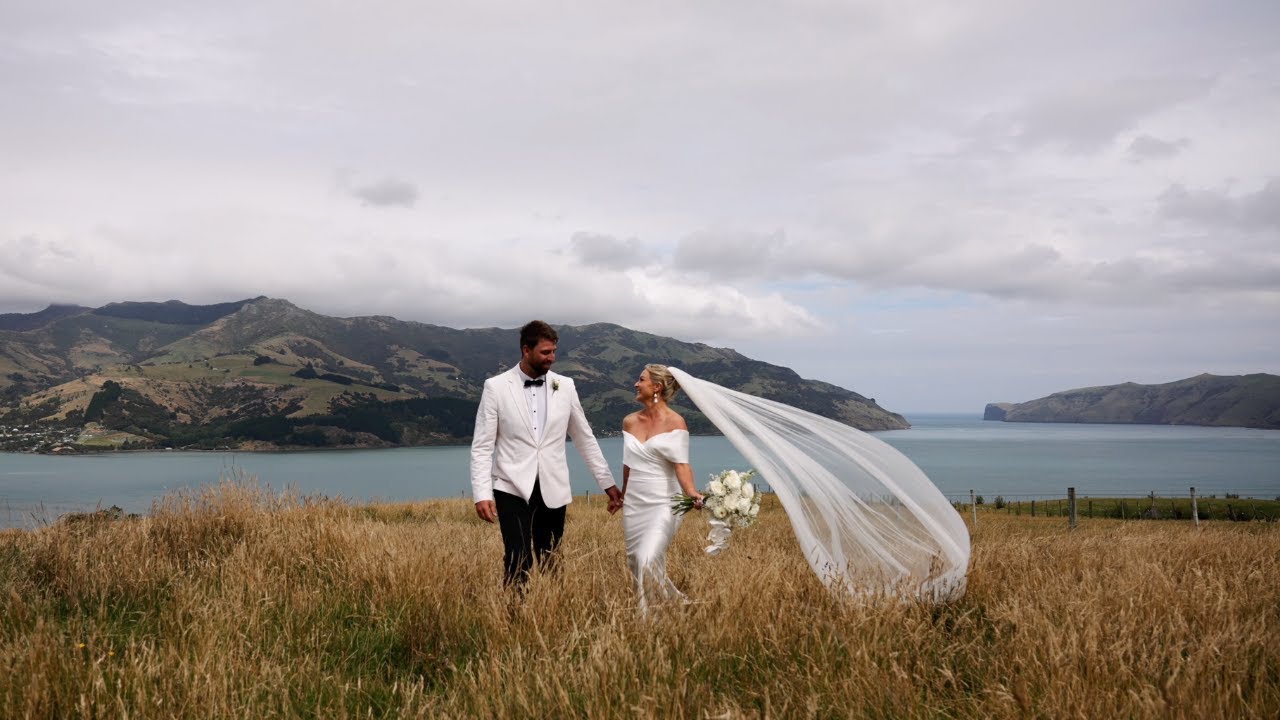 Alex & Tom’s Dream Wedding at French Farm, Akaroa 💍🌿