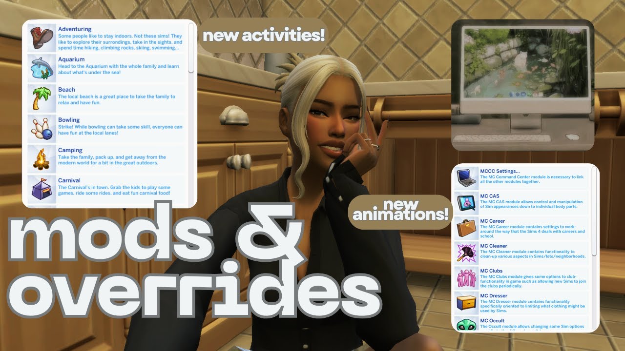 mods & overrides that will improve ur game (sims 4)