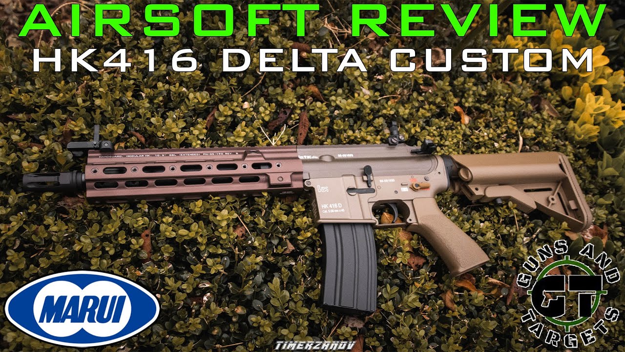 Airsoft Review #117 Tokyo Marui HK416 Delta Custom Next Gen Recoil Shock EBBR [FR]