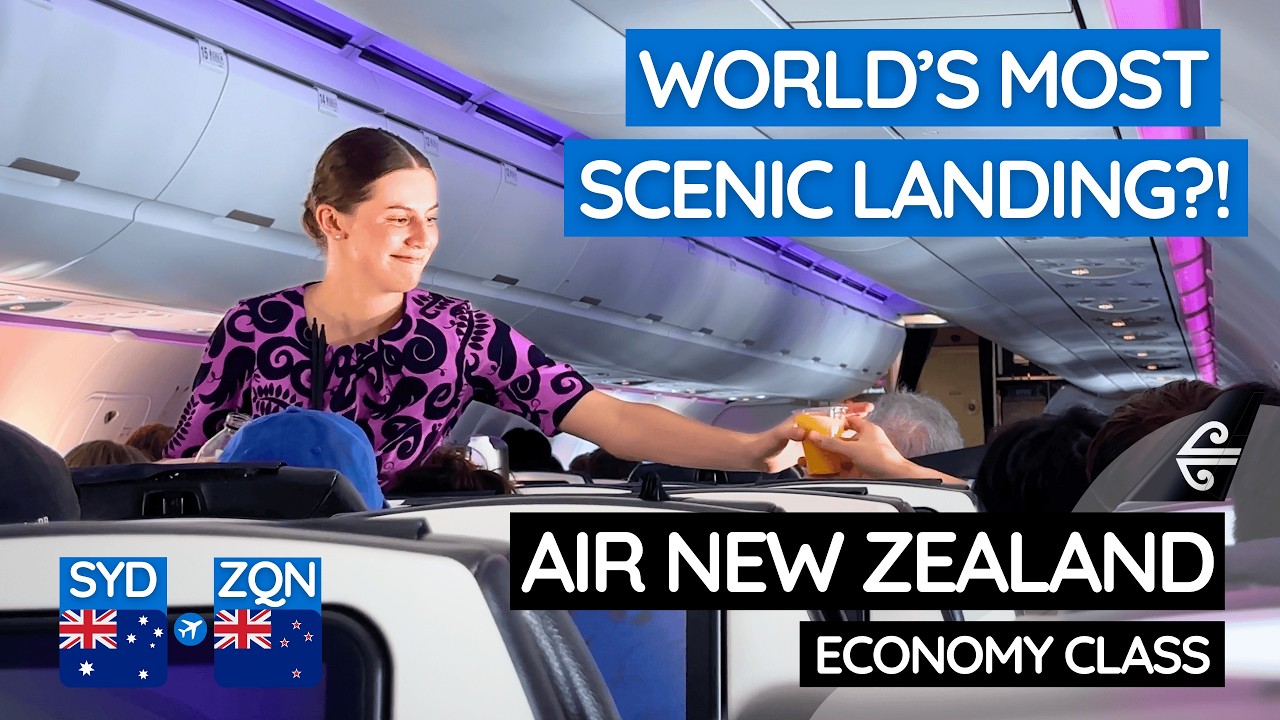 FIRST TIME flying AIR NEW ZEALAND Economy Class! Sydney to Queenstown | Flight Review