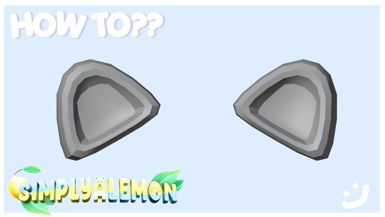 HOW TO MAKE CAT EARS BLENDER